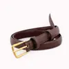 Cinturón Estilo Commuter para Mujer, Cinturón de Cuero Genuino para Mujer, Accesorio Decorativo de Alta Gama Versátil para Jeans, Cinturón de Moda para Mujer