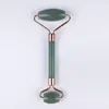 Set de masajeador de jade de cuarzo rosa de 11 piezas, varilla de masaje de doble cabeza en forma de corazón para belleza de ojos y rostro, raspado de hombros y cuello, y masaje de espalda