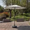 Sombrilla Publicitaria Imprimible para Exteriores con Manivela Central para Sombrilla de Sol para Balcón, Patio, Piscina, Villa, Sombrilla Impermeable