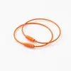Anillo de Alambre de Acero Pintado de Colores al por Mayor Accesorios para Llaveros DIY Llavero Metálico de Dibujos Animados Llavero de Cuerda Grande Listo para la Venta