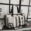 Saco de viagem dos homens mochila de grande capacidade saco mensageiro de viagem saco de bagagem portátil molhado e seco separação saco de fitness