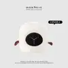 Chapéu gorro de lã de cordeiro doce fofo grosso quente japonês chapéu de orelhas de ovelhinha moderno chapéu de pelúcia de inverno feminino