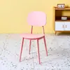 Respaldo de silla simple para el hogar creativo taburete grueso para adultos silla de comedor de plástico silla de escritorio para celebridades de Internet de plástico