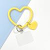 Pulsera popular transfronteriza para evitar la pérdida del teléfono móvil, pulsera de silicona, cordón para teléfono móvil, llavero colgante en forma de corazón, pulsera anti-pérdida