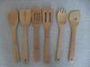 Conjunto de utensílios de mesa de bambu de fornecimento de fábrica colher de bambu garfo de bambu faca de bambu pode ser feito sob demanda