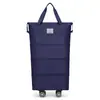 Bolsa de Viagem com Grande Capacidade, Expansão de Três Camadas, Adequada para Viagens Longas e Curtas, Bolsa de Maternidade, Impermeável, Separação de Seco e Molhado, Destacável, com Rodas Universais, Mala de Viagem