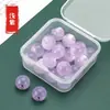 Novo botão de cheongsam imitação de jade estilo chinês, botões redondos de pérola para terno Tang e Hanfu, botões de conta de jade, acessórios decorativos