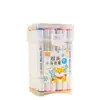 Caneta Marcadora Dupla à Base de Água com 48 Cores para Alunos do Ensino Fundamental Presente Papelaria de Aprendizagem Infantil Caneta Aquarela de Pintura Caneta Marcadora Chave
