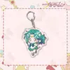 Sailor Moon Conejo Luna Agua Hielo Luna Llavero de Acrílico Colgante Lindo Creativo Llavero Colgante