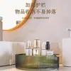 Caja Giratoria de Lujo para Almacenamiento de Cosméticos, Caja Transparente de Escritorio, Organizador Redondo para Tocador de Productos para el Cuidado de la Piel