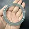 Pulsera de flores flotantes de color jade hielo, venta al por mayor, tira fina redonda de 8 m, pulsera de jade verde con espuma de agua, pulsera de belleza para damas