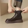 Nuevas Botas Martin de Suela Gruesa Estilo Melard Otoño e Invierno 2025, Botas Martin de Chimenea Ultrasuaves, Botines, Botas de Mujer al por Mayor de una Pieza