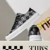 Sapatos Masculinos 2026 Novo Estilo Estilo Chinês Sapatos Xadrez Respiráveis Sapatos Masculinos com Cadarço Tênis Casuais Masculinos de Lona Baixo