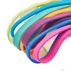 1cm elástico grueso doble cara mate cepillado gamuza patrón horizontal banda de goma cuerda para el pelo accesorios para el cabello peluca con cinta deportiva