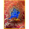 Tangka pintado a mano de la Deidad Amarilla de la Riqueza, Obra de Arte Premium Nepalí de Manjushri, el Rey de la Riqueza, Pintura Decorativa para Entrada de Oficina