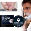 Jabón de comercio exterior transfronterizo, jabón de afeitar para hombres, jabón para barba, espuma para el cuidado facial, jabón artesanal suave y liso.