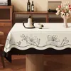Mantel vintage estilo francés, lavable, impermeable, a prueba de aceite, resistente al calor, mantel rectangular para comedor, PVC, cubierta atmosférica para mesa de centro