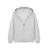 Sudadera con capucha y estampado estilo americano para hombre y mujer 2025 Otoño Nueva Marca de Moda Cremallera para Pareja