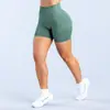 ZORA Pantalones cortos de yoga populares europeos y americanos DF totalmente mate para correr, deportes, fitness para mujer, pantalones cortos de yoga