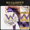 Medallas de metal personalizadas para carreras nocturnas transfronterizas, maratones y eventos deportivos escolares con logotipos personalizados
