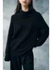 Gola Raglan 2024 Outono/Inverno Nova Chegada 100% Lã Australiana Moda Preguiçoso Manga Comprida Pulôver Suéter de Malha