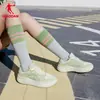 Zapatos de Helado, Mocasines Mismo Estilo de Jordan Mall, Nuevos Tenis de Mujer Verano 2026, Zapatos Casuales Verde Fresco.