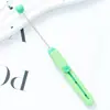Recortador de cejas con cuentas DIY transfronterizo, herramienta portátil para dar forma a las cejas, recortador de cejas retráctil multicolor con forma de garra de gato, raspador de cejas