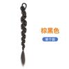 Peluca Trenza Femenina Cola de Caballo Baja Twist Larga Identificar Popular Sexy Cabello Artificial Boxeo Trenza Torcida Doble Cola de Caballo Peluca