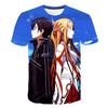 Camiseta periférica de animação da série Sword Camiseta secundária de animação Tonggu e People Camiseta masculina e feminina de manga curta Fornecimento de comércio exterior