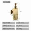 Dispensador de Jabón de Acero Inoxidable Transfronterizo Montado en Pared para Baño Soporte de Botella para Ducha Dispensador Visible de Gel Antibacterial Tipo Prensa para Manos