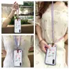 Adequado para Capa de Celular Samsung Lanyard de Duas Cores Concha Macia de Silicone Bolsa de Ombro Desenho Animado Jovem Criativo À Prova de Poeira Resfriamento Versão Q