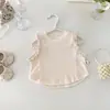 Conjunto de Chaleco de Encaje para Bebé Dianxi Verano Nuevo Estilo Delgado Elegante Top y Vestido Conjunto de Dos Piezas para Niñas Bebés