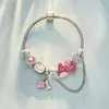 Pulseira Panjia Rosa Pulseira Gato KT Pulseira Desenho Animado Transfronteiriça Fofa Pando Hello Kitty Puxar Fábrica de Joias Atacado