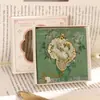 Marcador de Metal con Pintura al Óleo Retro Personalizado de Alta Gama Exquisito Soporte para Páginas de Lectura Estudiantil Floral Romántico Cultural Creativo Pequeño Regalo