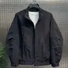 Novedad de Primavera Chaqueta para Hombre con Cuello Alto Ropa de Abrigo Verano Delgada Elegante Sencilla Patchwork Versátil Informal Tendencia Top