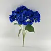 Hortensia Simulada Sensación Hidratante Adornos para el Hogar Sala de Estar Decoración de Mesa Flor Artificial Hortensia Verde Exquisita Retro Festivo