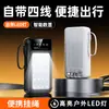 Luz LED Doble para Camping al Aire Libre Transfronteriza 30000 mAh Power Bank Portátil Desmontable con Cable Incorporado Fuente de Alimentación Móvil