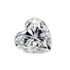 Piedra Suelta de Moissanita en Forma de Corazón Color D Ventas Directas de Fábrica Forma Especial de Corazón de Durazno Piedra Suelta de Moissanita Suministro Mayorista con Certificado
