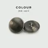 Botão Duplo Redondo de Resina e Metal para Blazer Suéter Casaco Botão Decorativo Casaco Casaco Trench Coat Acessório de Botão