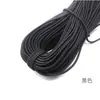 Cuerda elástica de látex multifilamento personalizada, de 0,8 a 2,5 mm, en blanco y negro, colorida y de alta elasticidad, accesorios de ropa.