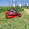 Cortacésped de control remoto diésel Orchard, Cortacésped oruga totalmente automático, Equipo para segar el césped y deshierbar el jardín