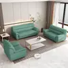 Sofá Modelo Nuevo 2026 con Tejido de Tecnología No Lavable para Apartamentos Pequeños, Sala de Estar, Dormitorio, Fila Recta Doble o Triple Asiento Sofá de Lujo