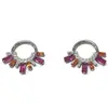 F136 Anillo de Nariz de Circonita Personalizado Estilo Europeo y Americano Transfronterizo Joyería de Aro para Oreja Perforada Implantable Simple de Moda para Mujer G23