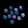 Cuentas Redondas Doradas Salpicadas de Acrílico Accesorios Hechos a Mano para Joyería DIY Pulsera Casera Collar Cuentas Sueltas Creativas Accesorios al por Mayor