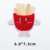Parches Bordados para Toallas, Papas Fritas, Galletas, Pizza, Decoración de Ropa, Parches Bordados, Parches para Chaquetas de Plumas, Paw Patrol