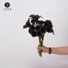 Ventas Directas de Fábrica Ramo Mini de Lirio de Agua Calla Tacto PU Lirio de Agua Calla Accesorios para Arreglos Florales para el Hogar Decoración Ramo de Boda