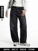 Pantalones vaqueros rectos estilo coreano para hombre Jiezhan, nueva marca de moda urbana primavera-verano 2026, pantalones casuales rectos retro