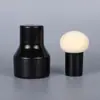 Bola de Molienda Redonda Esponja de Aire para Maquillaje Bola de Maquillaje Doble Uso Seco y Húmedo Sin Polvo Mango Portátil Huevo de Maquillaje