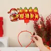 Duoyang Año Nuevo 2026 Creativo Primavera Globo Diadema Pasador Día de Año Nuevo Festivo Divertido Foto Regalo