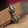 Vajra de Aleación y Campana Vajra Accesorios Estilo Tíbet Imitación Plata Retro Pulsera Collar al por Mayor Accesorios de Joyería Metálica DIY